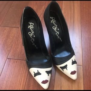 Alice and Olivia Face Heels